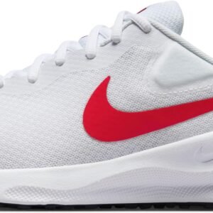 NIKE Revolution 7-White/University RED-